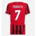 AC Milan Alvaro Morata #7 Dámské Domácí Dres 2024-25 Krátkým Rukávem